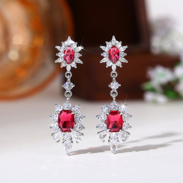 Ruby Earrings