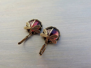 Vintage dragonfly earrings