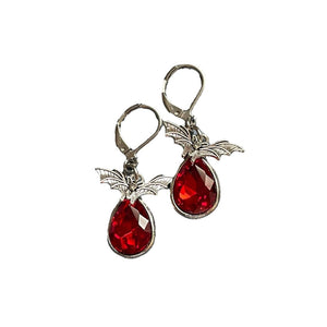 Ruby Dropping  Earrings