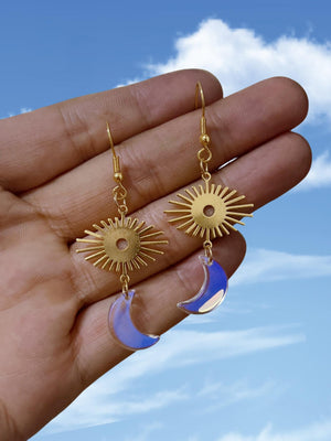 Sun Moon Earrings