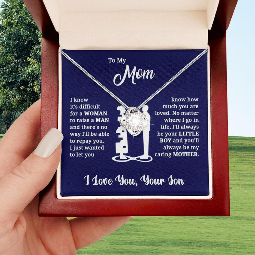 【2025】Loved Mom Necklace with Infinity Love Heart Pendant - Perfect Birthday or Mother's Day Gift Idea