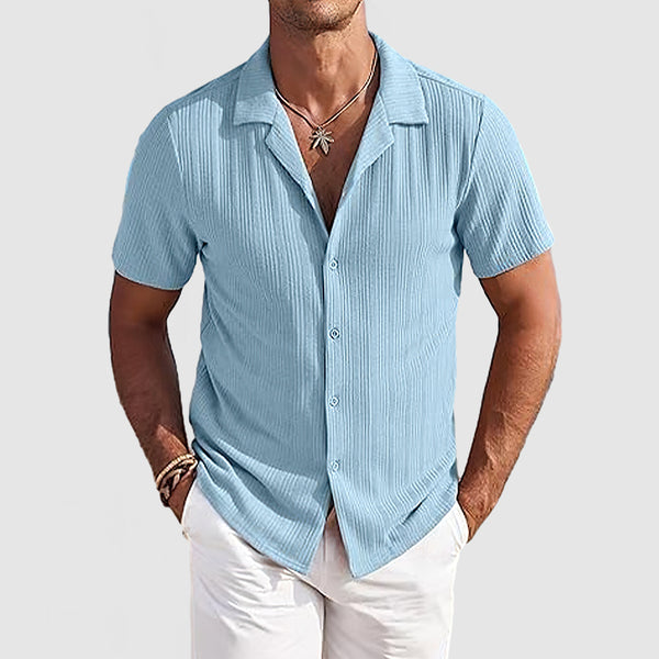 Men's Casual Knit Short Sleeve Shirt