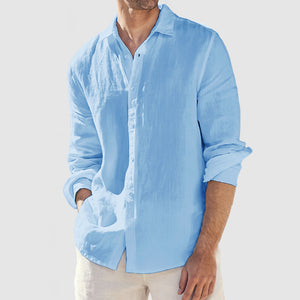 Men's Beach Casual Cotton Shirt