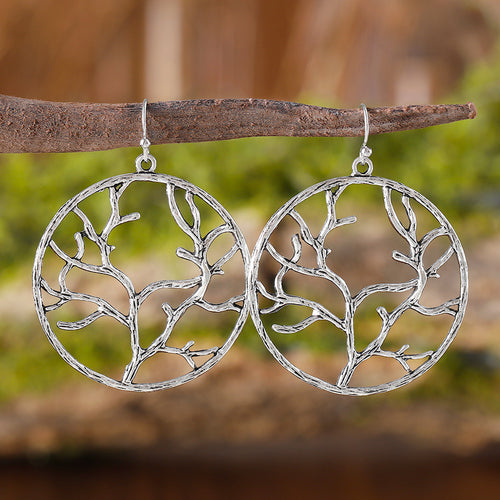 Vintage Tree of Life Earrings