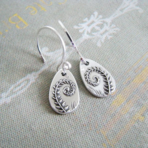 Leaf Pendant Earrings