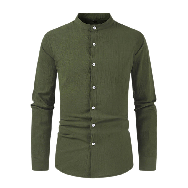 Men's Casual Large Size Long Sleeve Shirt