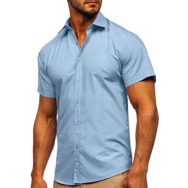 Men's Summer Business Short Sleeve