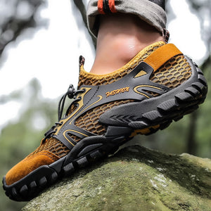 Men's new outdoor hiking climbing climbing hollow mesh recreational shoes