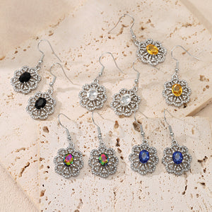 Flower Set Diamond Earrings