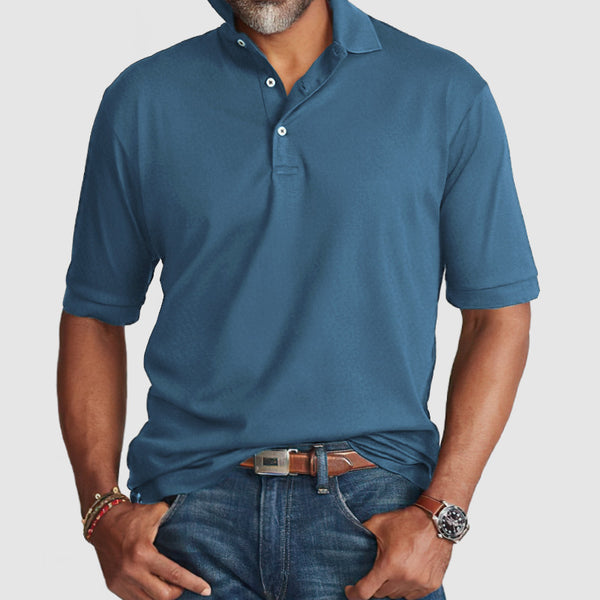 Men's High Quality Cotton Short Sleeve Polo Shirt