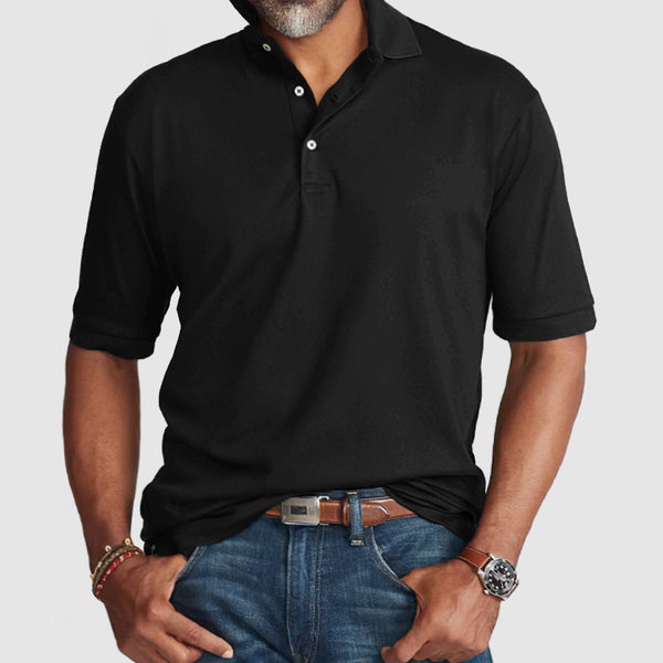 Men's High Quality Cotton Short Sleeve Polo Shirt