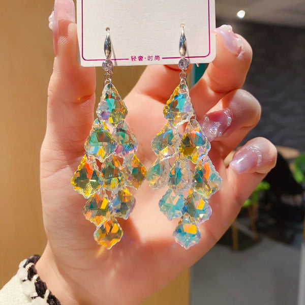 Long Style Tassel Earrings