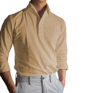 Men's Cotton Casual Long Sleeve Shirt