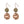 Two Color Retro Earrings