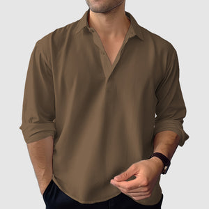 Men's casual long sleeve shirt