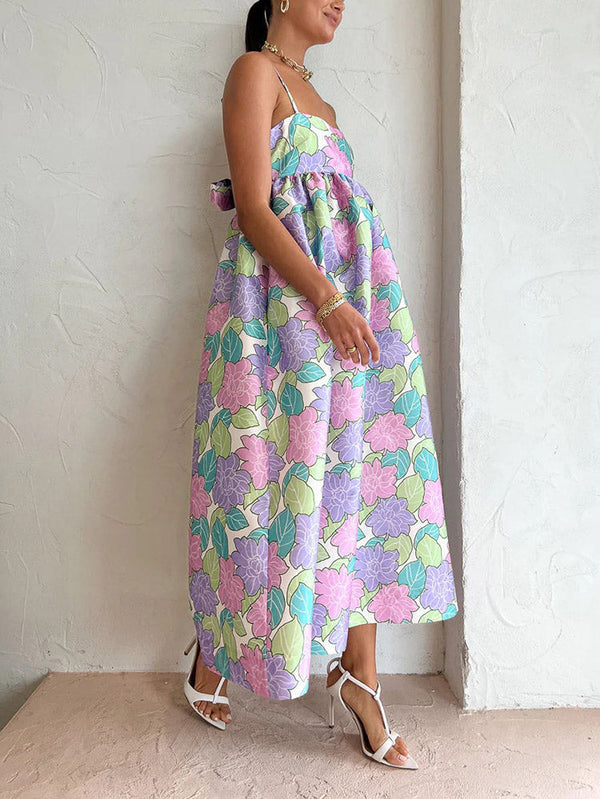 Floral Tie Back Sundress