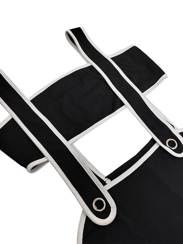 Tube Top Suspender Dress Set