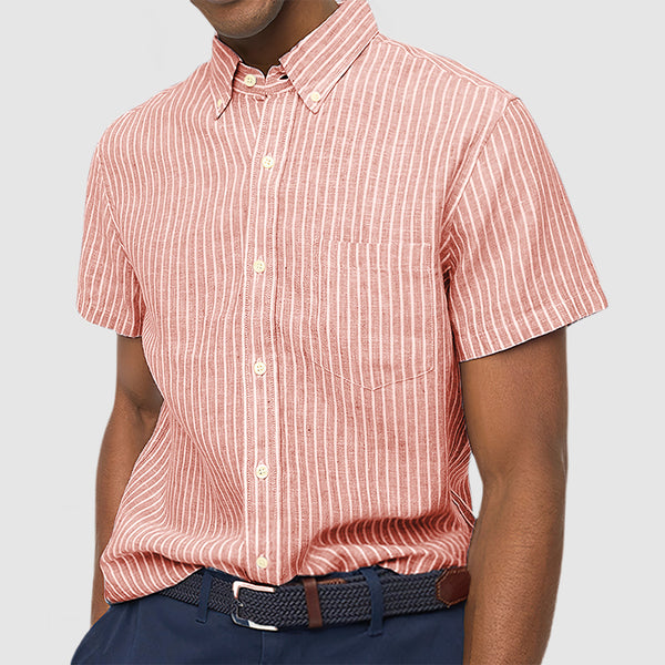 Gentleman's Oxford Cloth Striped Shirt