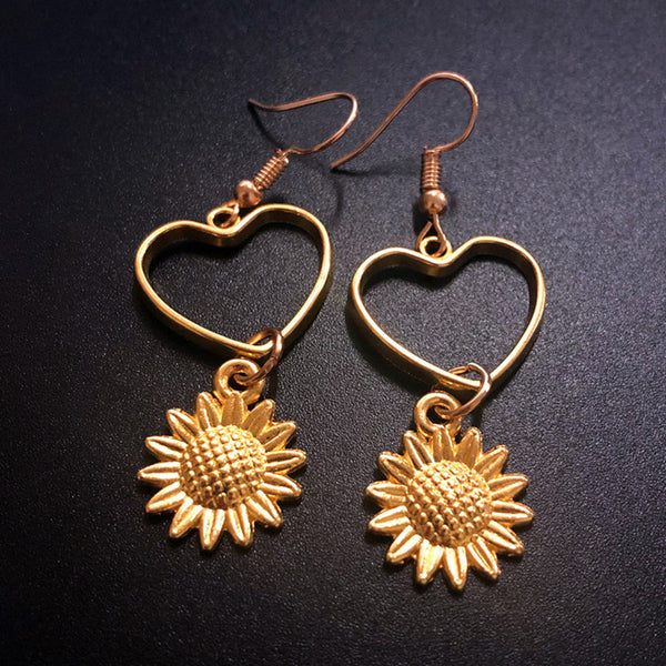 Generous Sunflower Earrings