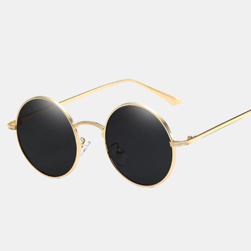 Round Vintage Metal Sunglasses