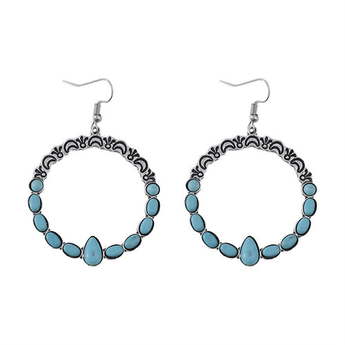 Elliptical Droplet Earrings