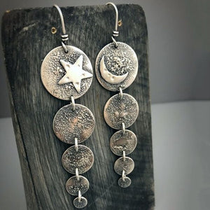 Star Moon Earrings