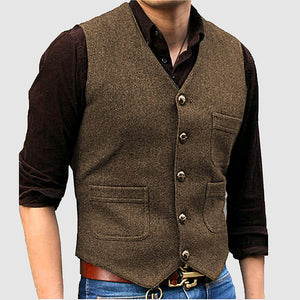 Men's Casual Sleeveless Multi-Pocket Vest