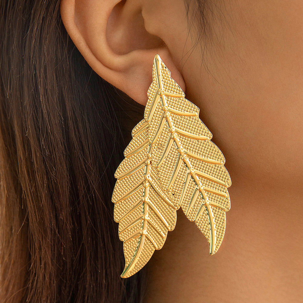 Gold Leaf Earrings