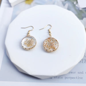 Dried Flower Earrings