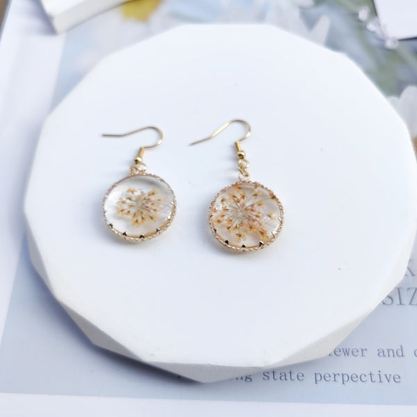 Dried Flower Earrings