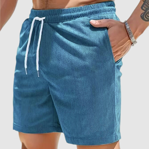 Men's Casual Corduroy Seaside Beach Shorts