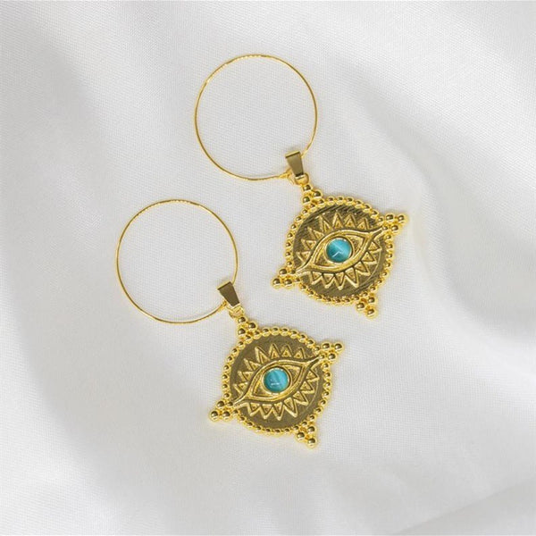 Fashion Pendant Earrings With Horus Eye