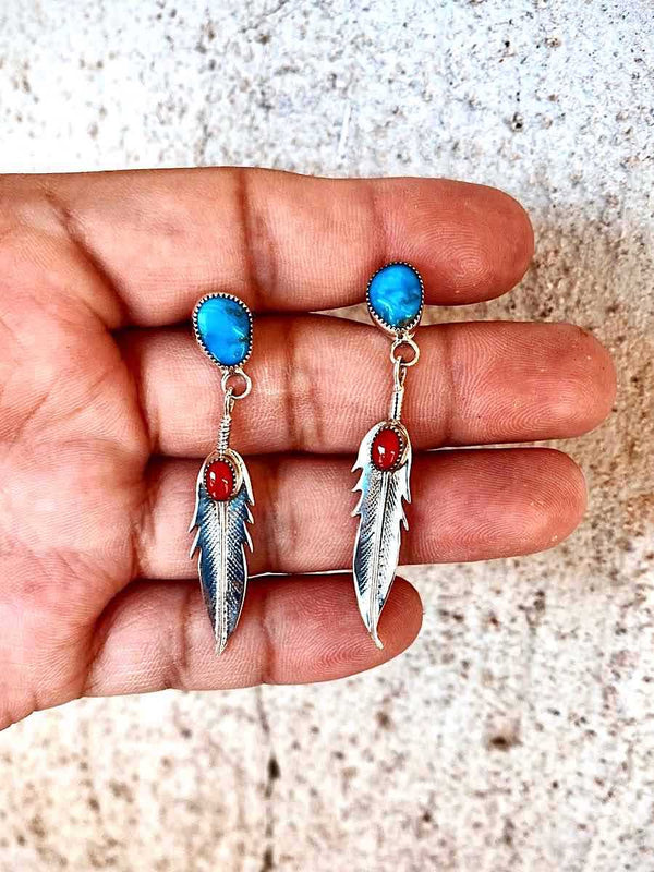 Turquoise earrings