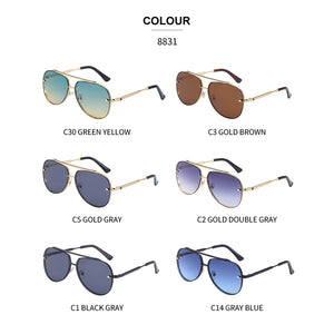 Retro Diamond Cut Sunglasses