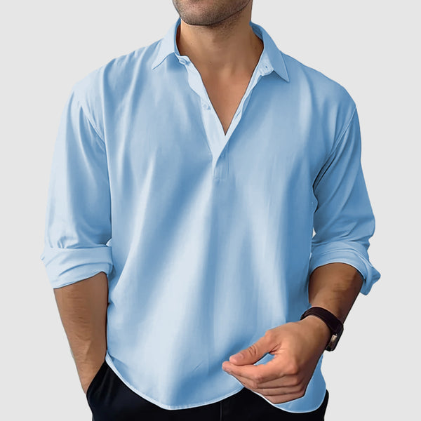 Men's casual long sleeve shirt