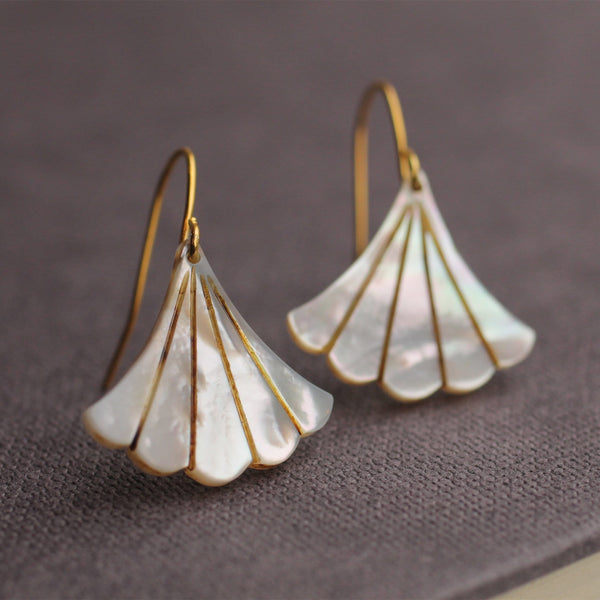 Ginkgo Leaf Earrings