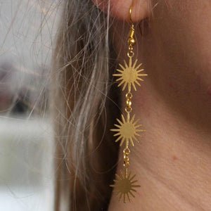 Sun Star Earrings