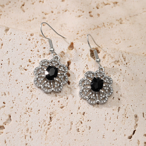 Flower Set Diamond Earrings