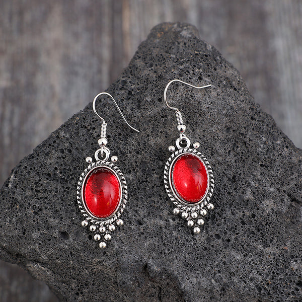 Ruby Long Earrings