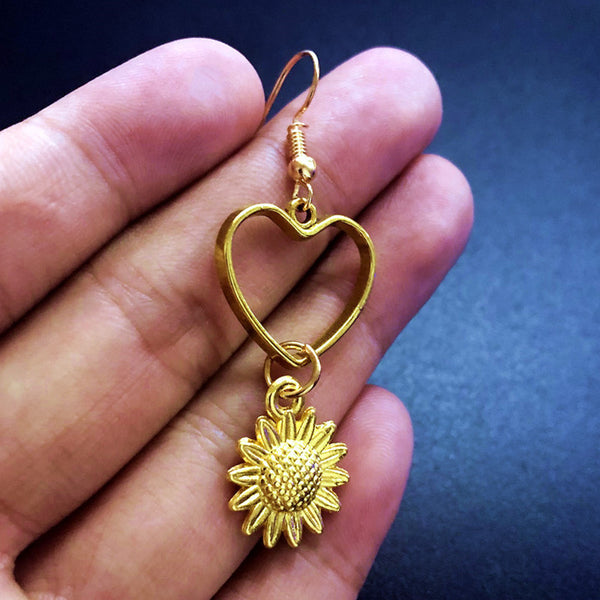 Generous Sunflower Earrings