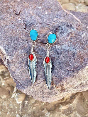 Turquoise earrings