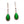 Natural Jadeite Green  Earrings