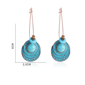 Fashion Trend Circular Antique Earrings