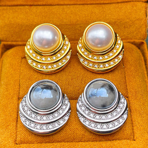 Retro Pearl Earrings