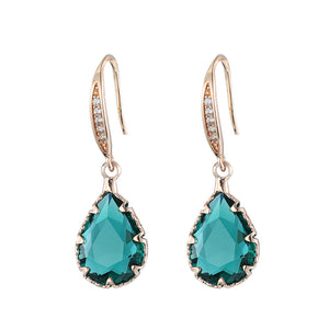 Sparkling Water Droplet  Earrings