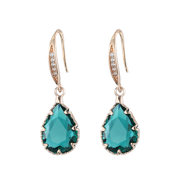 Sparkling Water Droplet  Earrings