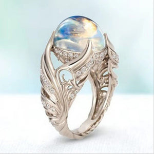 Colorful Moonlight Stone Ring