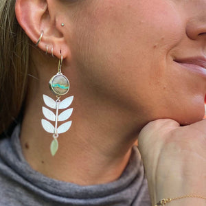 Leaf earrings