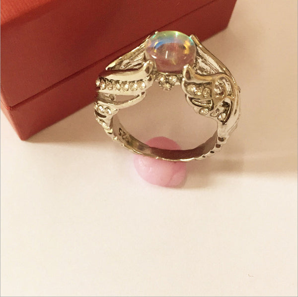 Colorful Moonlight Stone Ring