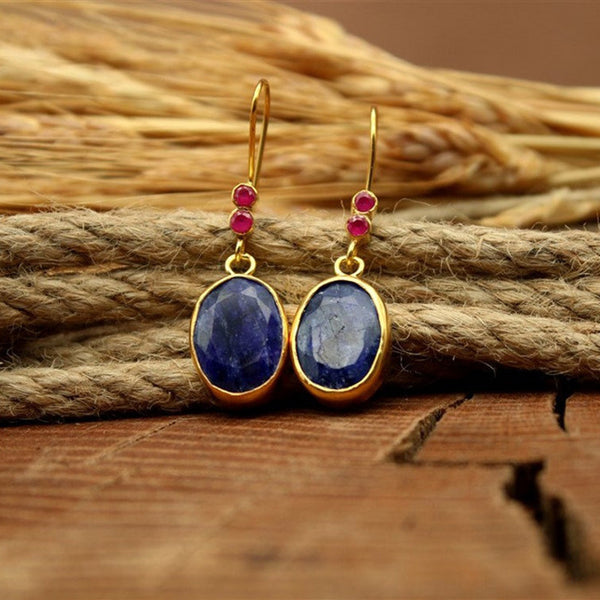 Lapis lazuli earrings